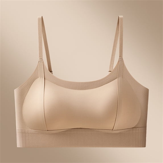 Turilly Bras Womens Adjustable Strap Wireless Push Up Bra Breathable Seamless Knit Everyday Bras