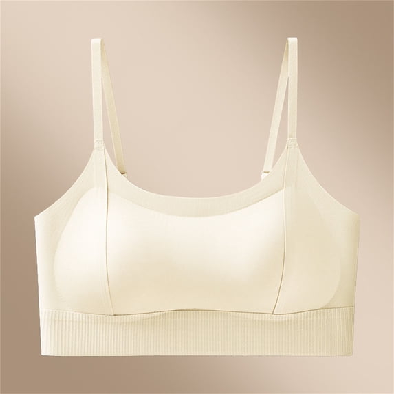 Turilly Bras Womens Adjustable Strap Wireless Push Up Bra Breathable Seamless Knit Everyday Bras