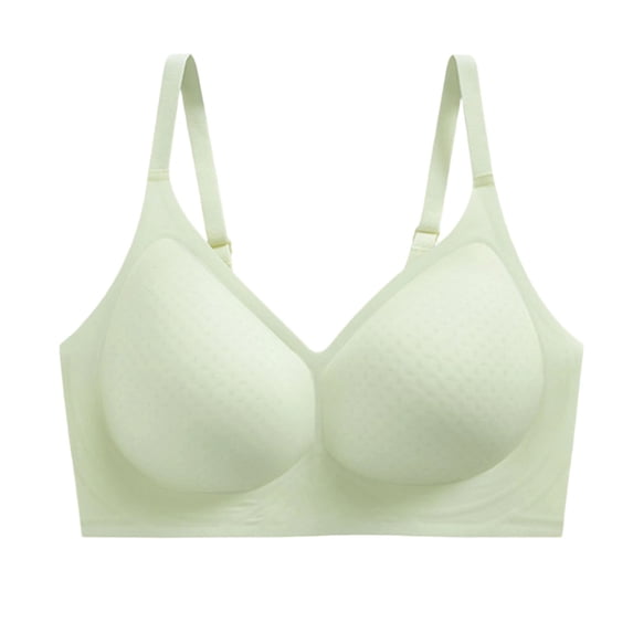 Turilly Bras Womens V Neck Wireless Bra With Adjustable Straps And Breathable Hollow Padding Everyday Bras