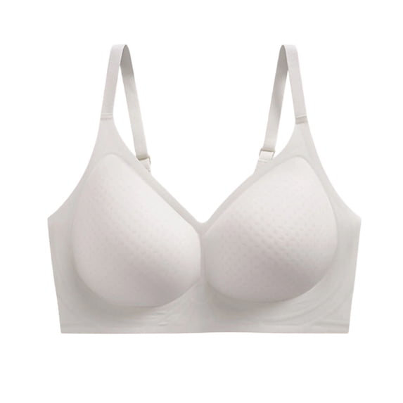 Turilly Bras Womens V Neck Wireless Bra With Adjustable Straps And Breathable Hollow Padding Everyday Bras