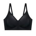 thumbnail image 1 of Turilly Bras Womens V Neck Wireless Bra With Adjustable Straps And Breathable Hollow Padding Everyday Bras, 1 of 5