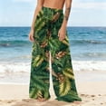 thumbnail image 1 of Turilly Cover Up Pants for Swimwear Women Chiffon Casual Wide Leg High Waisted Summer Beach Mesh Bathing Suit Pants, 1 of 7