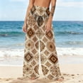 thumbnail image 1 of Turilly Cover Up Pants for Swimwear Women Chiffon Sun Protection Beach Pants Cover Pants Wide Leg Boho Style Pants, 1 of 7