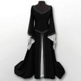 thumbnail image 1 of Turilly Fashion Women Long Sleeve Long Maxi Dress Cosplay Halloween Retro Dress, 1 of 3