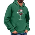 thumbnail image 1 of Turilly Hoodies Men Christmas Print Hoodie With Kangaroo Pocket Casual Pullover Sweatshirt, 1 of 4