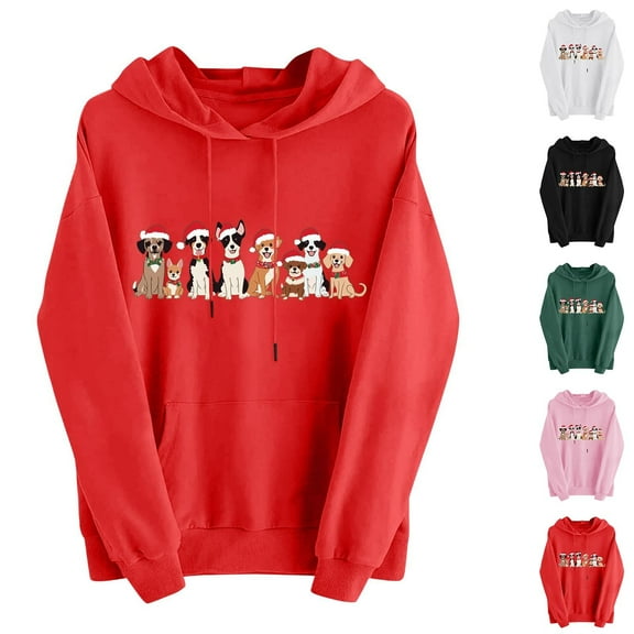 Turilly Hoodies for Women Daily Hooded Sweatshirt Long Sleeve Casual Pocket Pullover Shirt Blouse