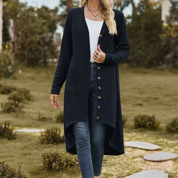 Turilly Ladies Coats and Jackets for Winter Women's and Winter Sweater Coat Cardigan Long Sleeve Blouse Clothing Loose Tops