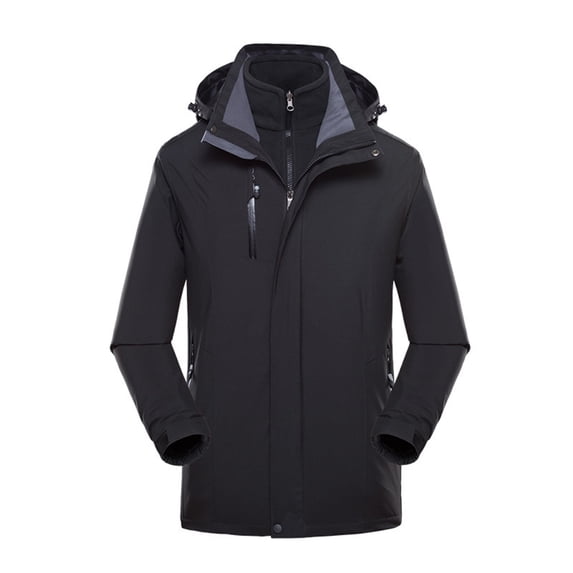Turilly Lady Coats Oversize Jackets Ladies Fleece Thickened Warm Hooded Reversible Jacket