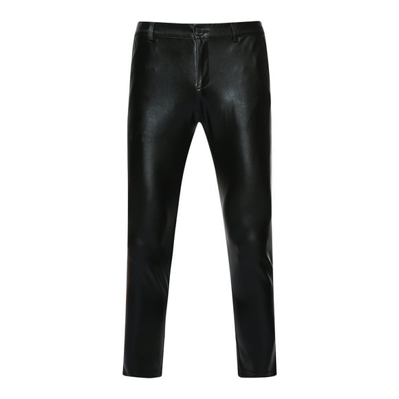 Turilly Men's Dancing Party Fashionable Personality Hot Stamping Bright Color Pocket Casual Cool Pants