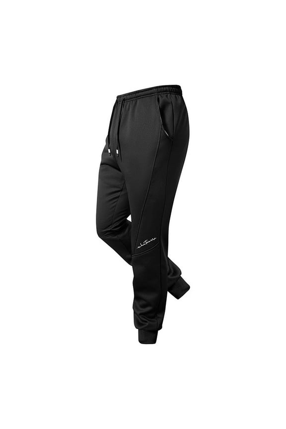 Men's Lamb Wool Warm Pants Solid Color Casual Versatile Men's Sanitary Pants Pants