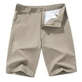 thumbnail image 1 of Turilly Men's Shorts Casual Pure Color Outdoors Pocket Beach Work Trouser Cargo Shorts Pant, 1 of 3
