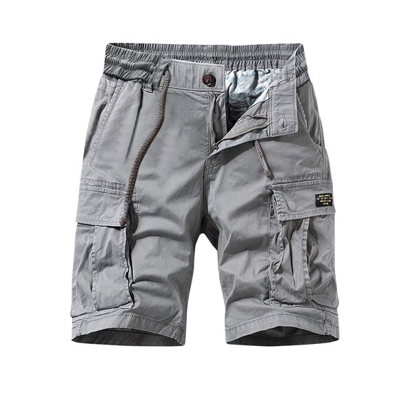 Turilly Men's Shorts Workwear Shorts Slim Fit Pocket Zipper Pants Casual Outdoor Sports Shorts