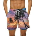 thumbnail image 1 of Turilly Men's Summer Shorts Shorts Inseam CargoSummer Loose Beach Shorts Pocket Swimming Pants 3XL, 1 of 6