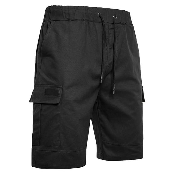 Turilly Men's Summer Shorts Elastic Waist Cargo Shorts Big And TallCargo Shorts Running Shorts Pockets Elastic Waist Hiking Shorts XL