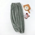 thumbnail image 1 of Turilly Men's Thermal Fleece Pockets Thickened Fleece Lined Casual Sports Trousers Pants, 1 of 3