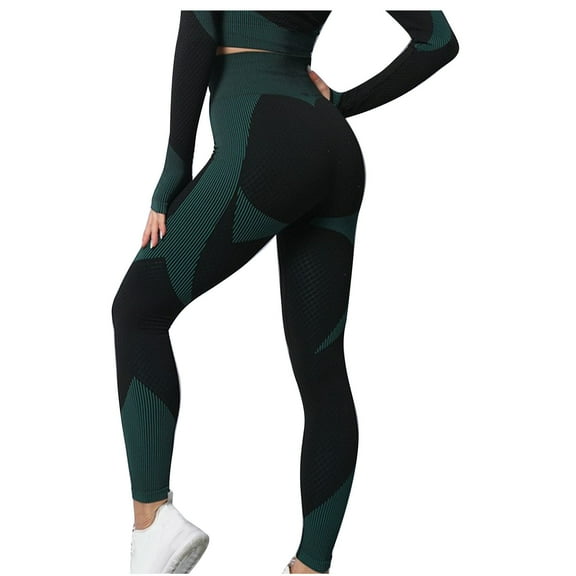 Turilly Pants for Women 2023 Women's Wearing Quick Drying Hollowed Out Gradient Buttocks Long Yoga Pants