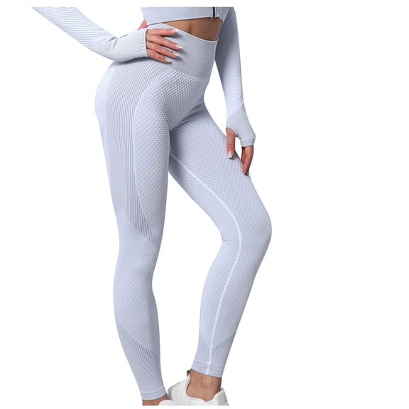 Turilly Pants for Women 2023 Women's Wearing Quick Drying Hollowed Out Gradient Buttocks Long Yoga Pants