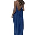 thumbnail image 1 of Turilly Plus Size Summer Dresses for Women 2026 Backless Cami Backless Halter Maxi Sundress with Adjustable Back Tie, 1 of 9