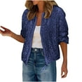 thumbnail image 1 of Turilly Sequin Tops for Women Long Sleeve Zipper Sparkly Tops Going Out Zipper Long Sleeve Cardigan, 1 of 7