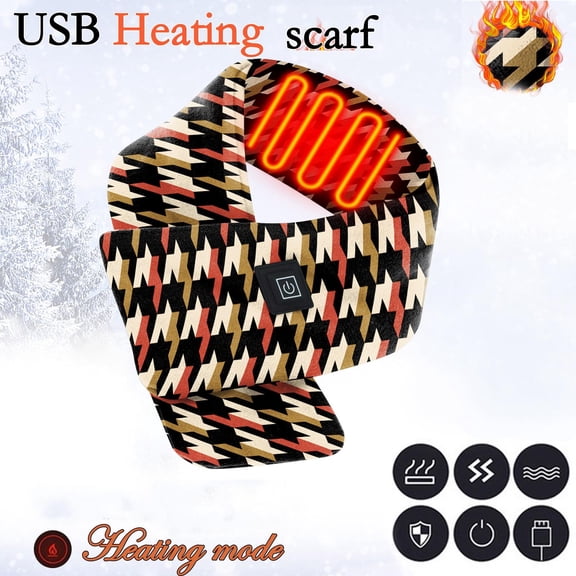 Turilly Smart Mobile Power USB Charging Neck and Shoulder Winter Cold Protection and Warm Heating Men and Women Scarf