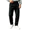 thumbnail image 1 of Turilly Sweatpants Men's Straight Leg Sweatpants with Ankle Zippers Drawstring Elastic Waist Casual Track Pants, 1 of 6