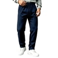 thumbnail image 1 of Turilly Sweatpants Men's Straight Leg Sweatpants with Ankle Zippers Drawstring Elastic Waist Casual Track Pants, 1 of 6