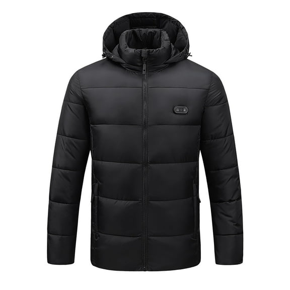 Turilly USB Intelligent Constant Temperature Heated Windproof Plus Size Coat For Men And Women Winter 15 Heated Jacket Coat