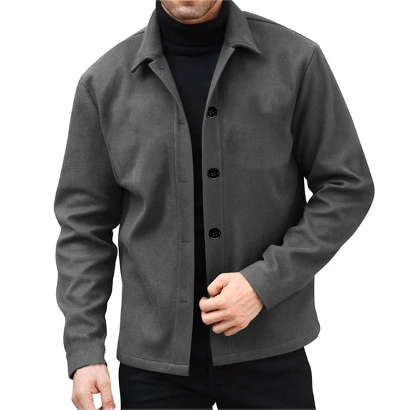 Turilly Winter Hoodless Coats for Fashion Long Sleeve Leisure Outerwear Jackets Casual Outwear