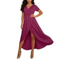 thumbnail image 1 of Turilly Women Plus Size Dresses Formal Wedding Guest Dress Fit and Flare Dresses for Party Ball Prom Gown Cocktail Dress, 1 of 7