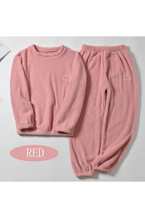 Women's Clothes Sets for Comfort Women Solid Color Sets Wear Lounge Wear Suit Sweatshirt Home Set Tops and Pants