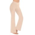 thumbnail image 1 of Turilly Women's Cozy Fleece Lined Flare Leggings High Waisted Thermal Yoga Pants for Winter Wear, 1 of 8