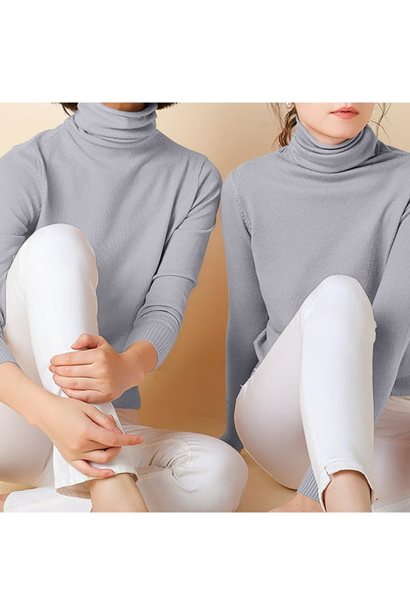 Women's Fashion R-Neck Long Sleeve Loose Solid Color Blouse