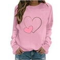 thumbnail image 1 of Turilly Women's Long Sleeved Round Neck Sweatshirt Fashionable And Casual Hoodless Sweatshirt Top, 1 of 4