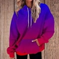 thumbnail image 1 of Turilly Women's Loose Fitting Long Sleeved Hoodie Sports Top, 1 of 7