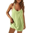 thumbnail image 1 of Turilly Womens Coats and Jackets Women's Fashion V-Neck Sleeveless Pockets Pullover Dress Shorts Suits, 1 of 9