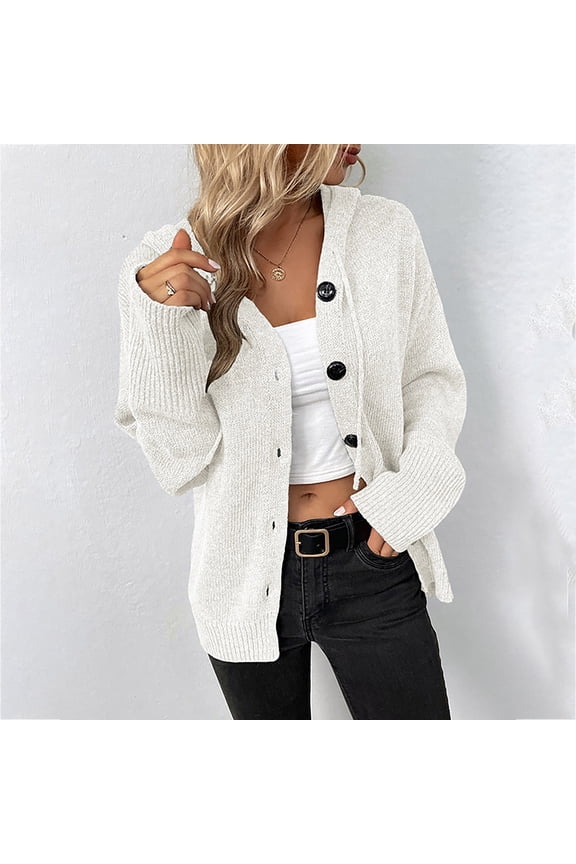 Womens Jackets Ladies Women Loose Dark Color Rope Knitting Cardigan Jacket