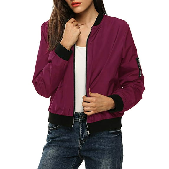 Turilly Womens Jackets Ladies Clearance, Women's Classic Quilted Jacket Short Bomber Jacket Coat