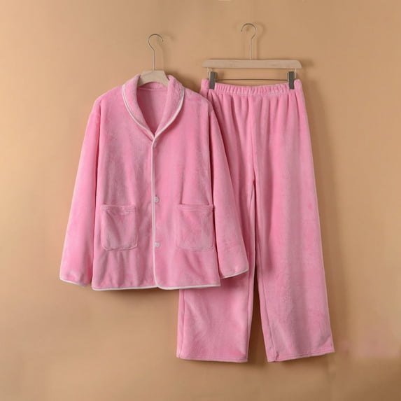 Turilly Womens Two Piece Pajama Sets Cleaance Women's Casual Long Sleeved Top Loose Pants Home Clothing Pajama Set