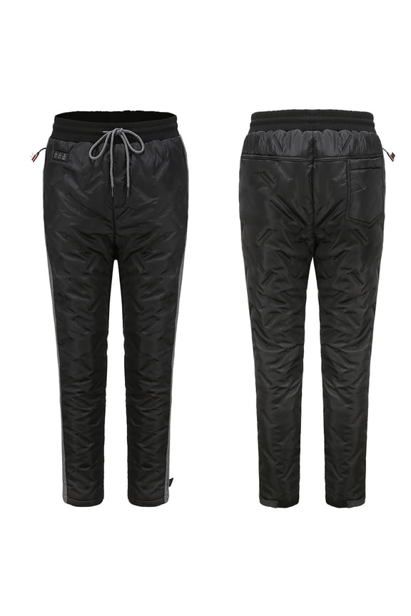 Womens Winter Warm Pants Unisex Six Heating Solid Color Fashionable Casual Heating Pants