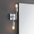 thumbnail image 1 of JONATHAN Y Turing 18.7" 2-Light Metal LED Wall Sconce, Chrome, 1 of 7