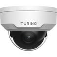thumbnail image 1 of Turing TP-MFD4A4 Smart Series TwilightVision 4MP IR Dome IP Camera, White; 4mm Lens; Smart IR Up to 30m 98ft; Support 256 G MicroSD Card; IP67, IK10, WDR, PoE, 1 of 4