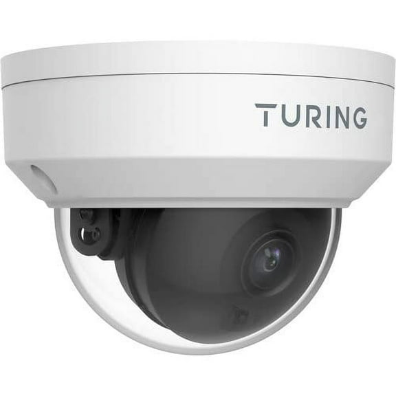 Turing Video TP-MFD5A28 Smart Series 5MP Outdoor Network Dome Camera with Night Vision & 2.8mm Lens, White