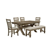 Powell Turino Rustic Umber 6 PC Dining Set