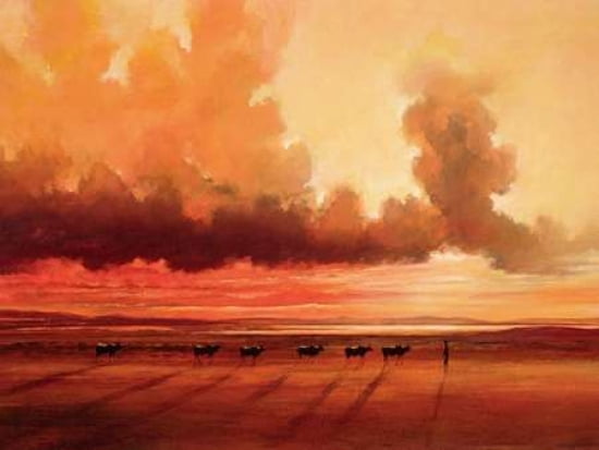 Turkana Shoreline Canvas Art - Jonathan Sanders (18 x 24)