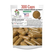 Turkesterone 101 Extract - Ajuga Turkestanica, Standardized 2% [P]ure Turkesterone - 300 Veggie Caps, 500mg