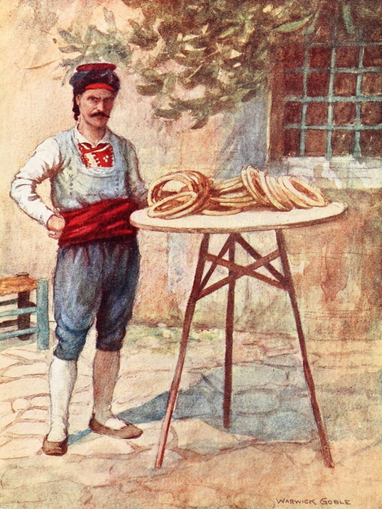 Turkey 1911 A Simitdji Canvas Art - Warwick Goble (18 x 24)