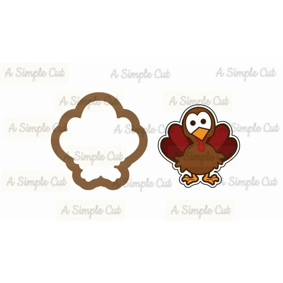 Turkey Baby Cookie Cutter