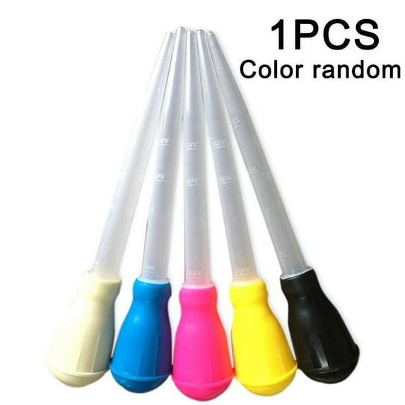 Turkey Baster, Chicken Turkey Poultry Meat BBQ Baster Syringe Tube, Kitchen Cooking Tools Kitchen Chicken Turkey Poultry Meat BBQ Food Flavour Baster (Random Color)
