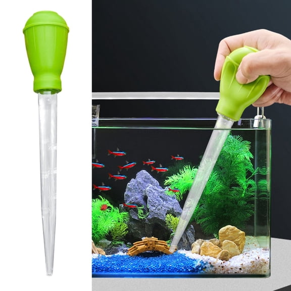Turkey Baster for Cooking, Turkey Oil Suction Tube with Scale, Clear Barbecue Turkey Baster Large Meat and Poultry Basters, Portable Safe Tools for Kitchen BBQ Daily Cooking, Green