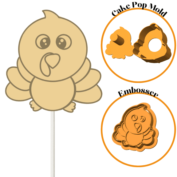 Turkey Cake Pop Mold